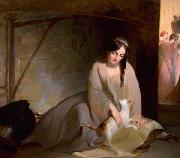 Cinderella at the Kitchen Fire, Thomas Sully